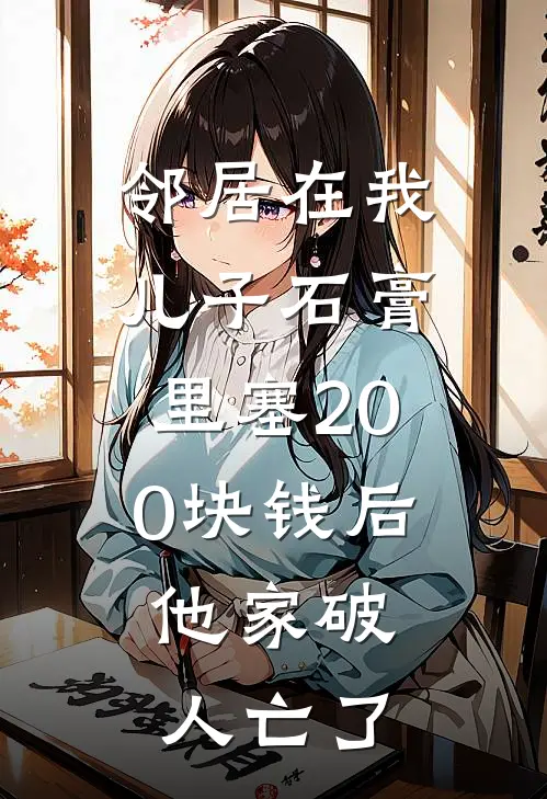 邻居在我儿子石膏里塞200块钱后，他家破人亡了