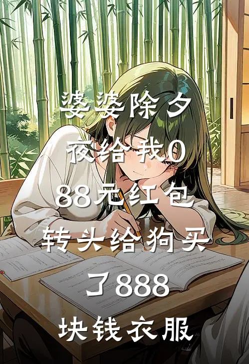 婆婆除夕夜给我0.88元红包，转头给狗买了888块钱衣服