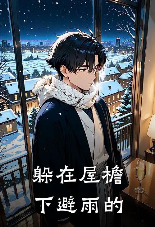 躲在屋檐下避雨的