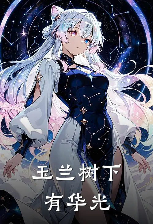 玉兰树下有华光