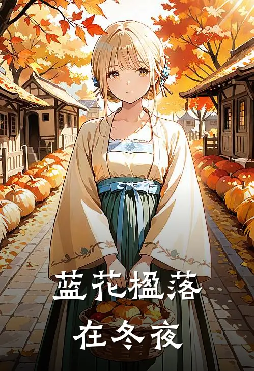 蓝花楹落在冬夜